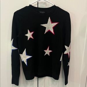 Banana Republic Black Sweater with Star Accents